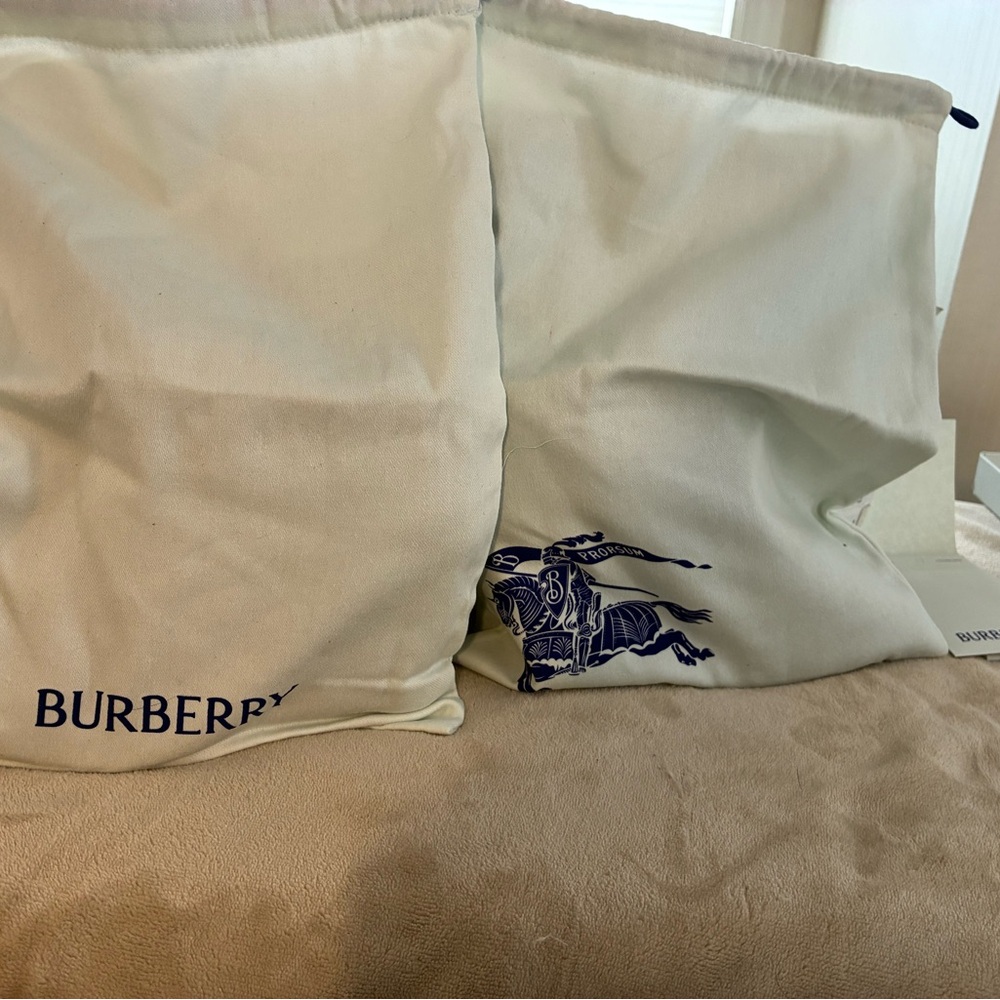 Burberry Tan Suede Ankle Boots - Picture 8 of 13